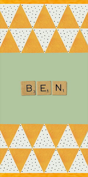 Geboortekaartje Ben