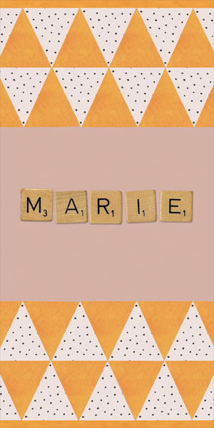Geboortekaartje Marie